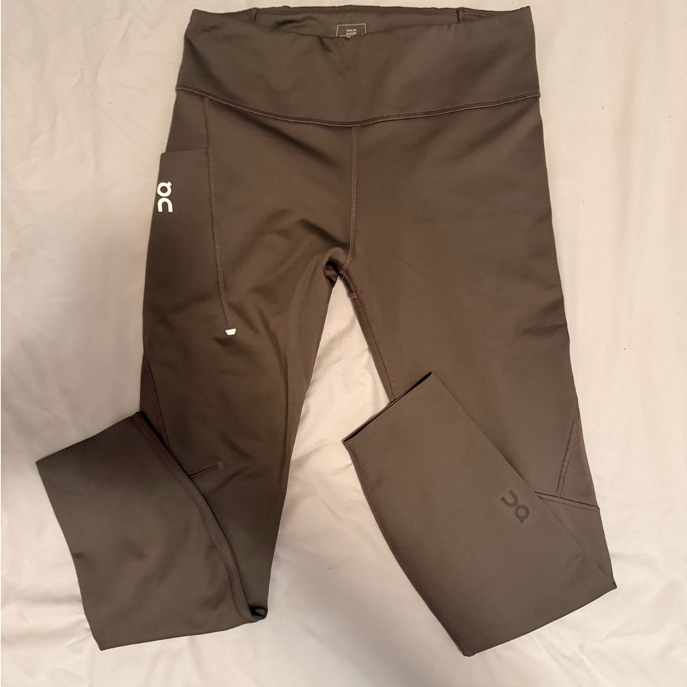 On Running Brown Performance Tights - image 2
